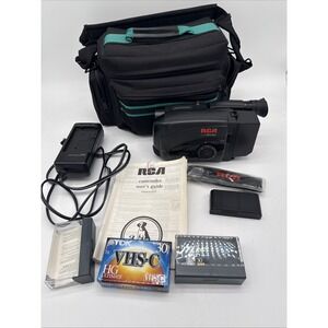 RCA Small Wonder Camcorder ModelCC641 With Bag Manual Charger 2 Batteries Tested